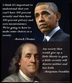 Give Up Liberty for a Little Security?