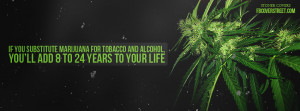 Substitute Weed For Tobacco & Alcohol Wallpaper