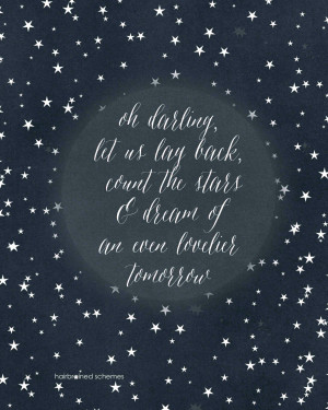 Love Poster – Navy Blue Art Poster Typography – Starry Night ...