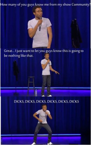 Donald Glover being...himself random