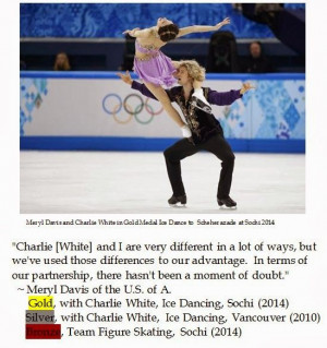 Meryl Davis on icedancing Partnership with CharlieaWhite ending in