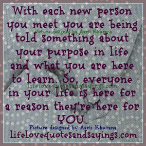 ... ...People Come In Our Life For A Reason.. | Love Quotes And Sayings