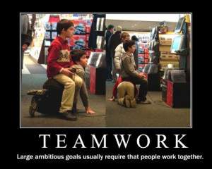 Wednesday Funny about Teamwork! (Awesome picture!)