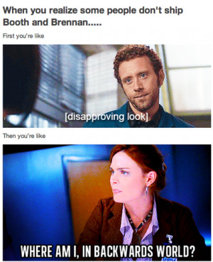 Booth and Brennan - bones Photo