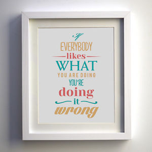 Typographic-Framed-Poster-Print-Size-A4-Inspirational-Quote-Modern ...