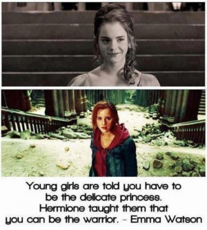 Hermione as a strong female role model