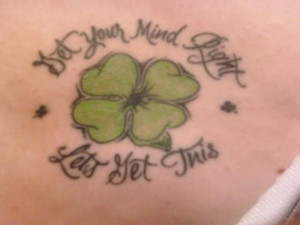 donnie wahlberg, QUOTES tattooed