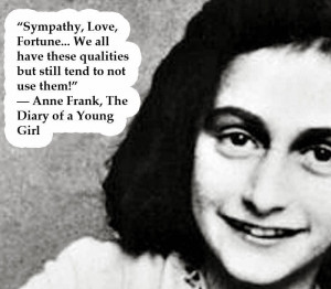 Mrs. Morris's Blog: Looking for quotes on Anne Frank for your paper???
