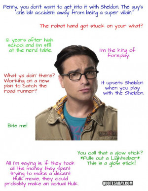 ... Quote, Theory Quote, Quality, Leonard Quotes, Best Quote, The Big Bang