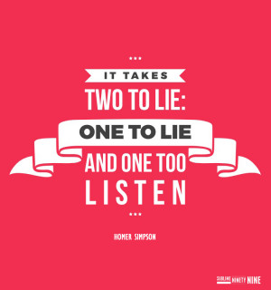 Funny Simpsons Quotes in Poster Art - Sublime99