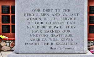 Harry S Truman Quote Memorial Photograph