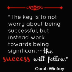 LOVE this quote from Oprah Winfrey. Check out these tips to be ...