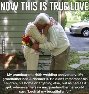 My grandparents 60th wedding anniversary. My grandfather had Alzheimer ...