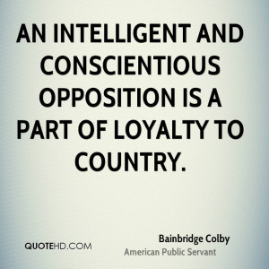 Bainbridge Colby Quotes