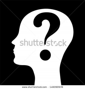 Head Silhouette With Question Mark