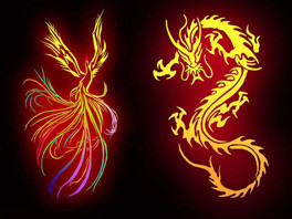 Dragons and phoenixes