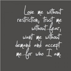 Love_accept who I am quote