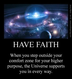 Step outside your comfort zone with faith support is forthcoming.