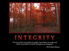 ... integrity.