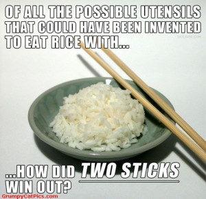How To Eat Rice Like Chinese Style Very Funny Caption Picture >