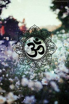 Om floral wallpaper background lockscreen namaste ipod iPhone android ...