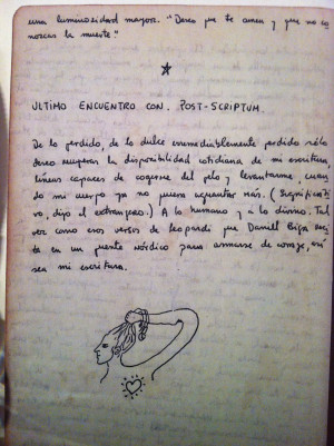 Bolaño’s business card. He calls himself a Poet and Vagabond.