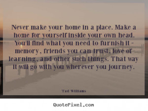 Tad Williams Love Quote Wall Art