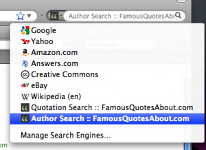 Famous Quote Search for FireFox/Chrome/IE 1.0 by Famous Quotes About