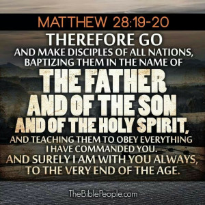 Matthew 28:19-20