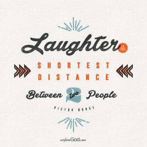 ... is the shortest distance between two people.