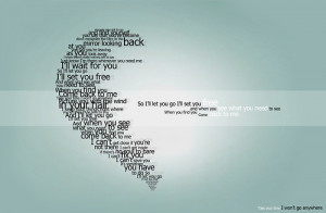 ... someday you give back the missing piece in me you are my missing piece