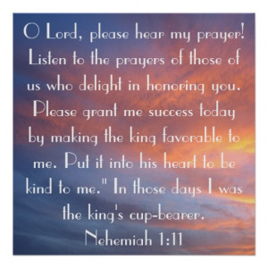 bible_verse_nehemiah_1_11_sunset_sky_poster ...