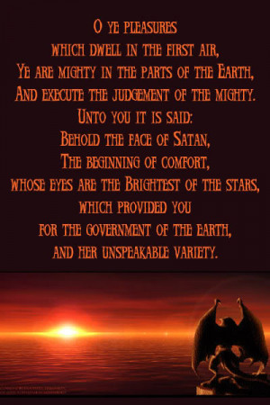 Satanic Quote Crimsonanchors