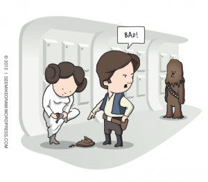 Bad Wookie! Very bad!