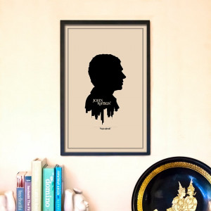Silhouette Character Portrait and Quote Poster - Modern 11x17 BBC ...