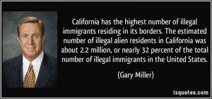 California has the highest number of illegal immigrants residing in ...
