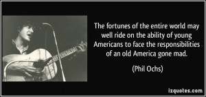 of the entire world may well ride on the ability of young Americans ...