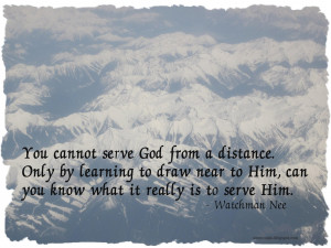 Thro' a glass darkly ...