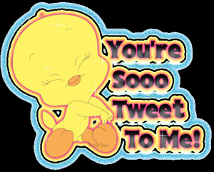 Glitter Text » Misc » You're Tweet To Me