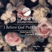 Believe God Put Us Together, Accompaniment CD