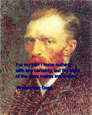 Vincent Van Gogh Star Quote