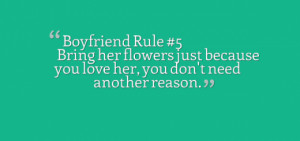 Boyfriend Rule #6 – Treat her like a Princess