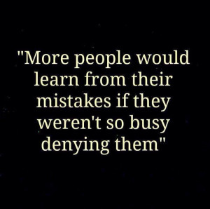 Learn from their mistakes...