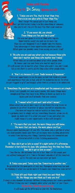 Top 10 dr.seuss quotes for life
