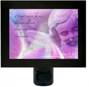 Inspirational Angel Quote” Angel Night Light