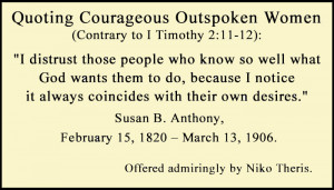 Quoting Courageous Outspoken Women
