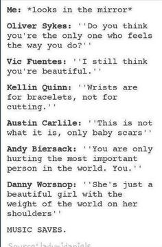 Emo Music Quotes, Emo Band Quotes, Screamo Band Quotes, Funny Screamo ...