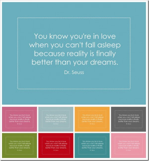 Quotes You know you're in love...