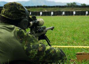 Canadian special operations forces team member fires his sniper ...