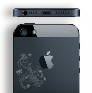 Laser Engraved iPhone 5 Looks Really Cool